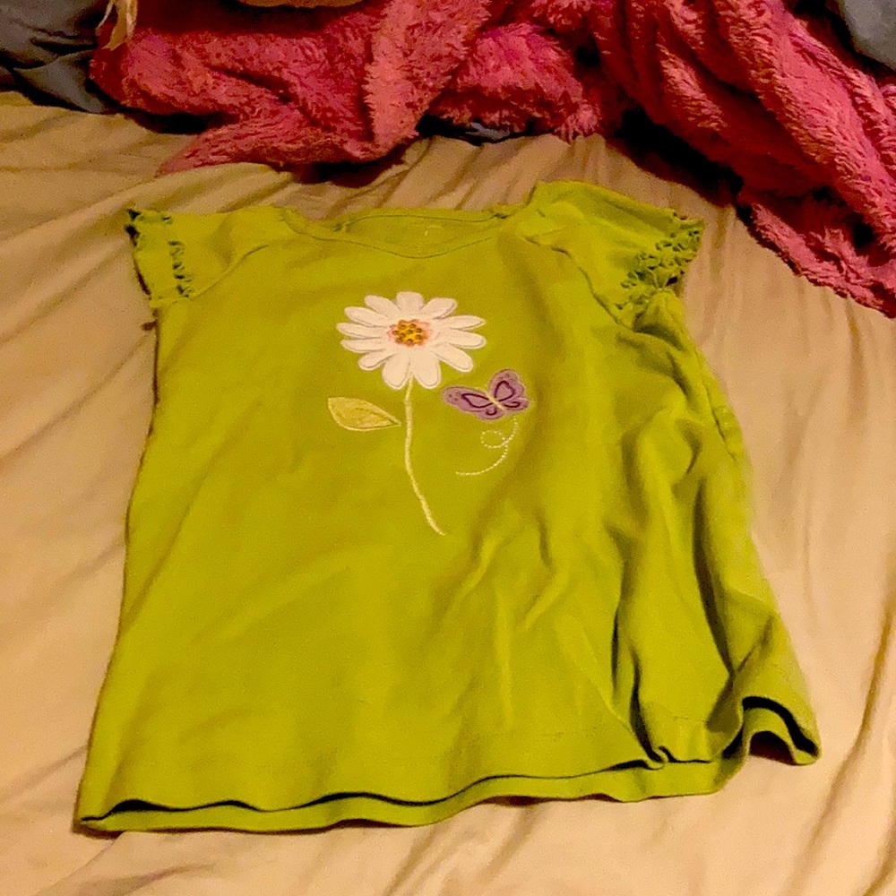 Gymboree girls shirt flowers
